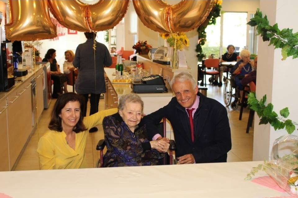 Riva San Vitale festeggia la centenaria Giantina