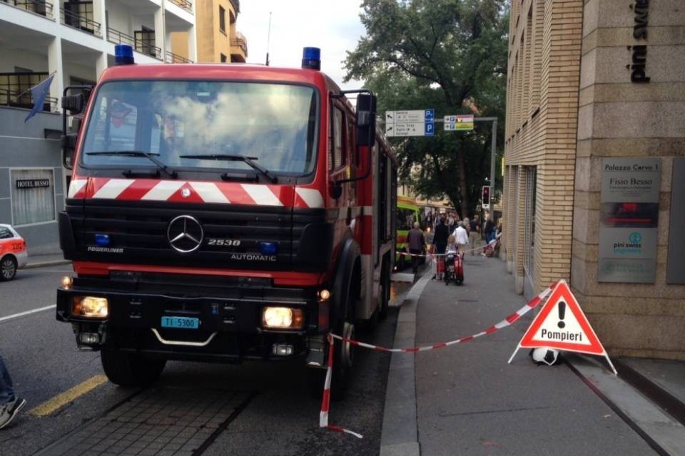 Incendio in via Besso
