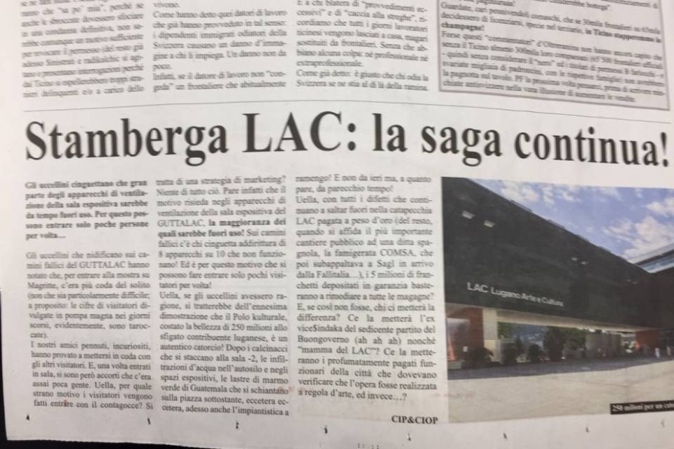 Nuove bordate del Mattino sul LAC