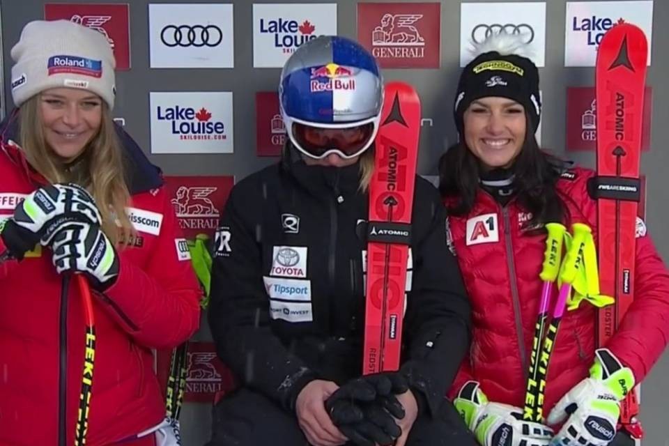 Discesa di Lake Louise, Corinne Suter sfiora la vittoria