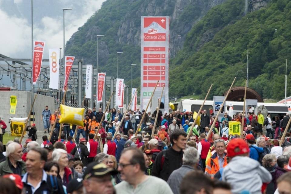 AlpTransit, pienone a Pollegio