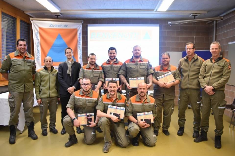 Nuovi ufficiali professionisti per la Protezione civile e la SMPP