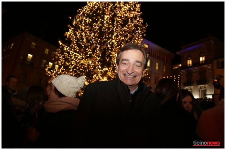 Accensione dell'albero di Natale a Lugano