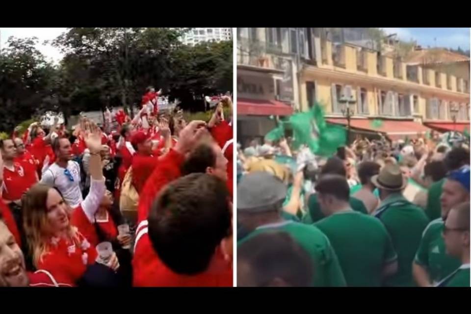 Svizzera - Irlanda del Nord, la sfida è anche sugli spalti