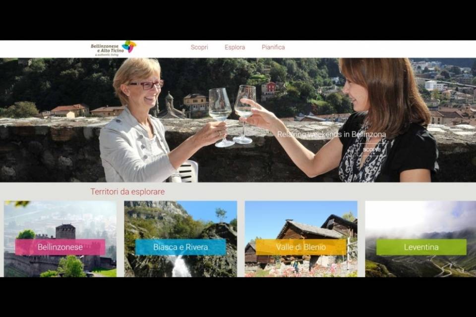 Turismo, nuovo sito per il Bellinzonese e Alto Ticino