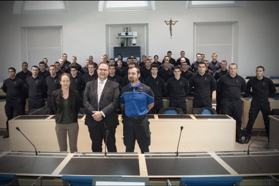 Futuri poliziotti a Palazzo