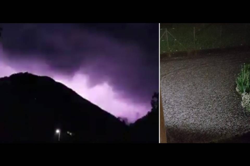 Forti temporali si abbattono sul Ticino