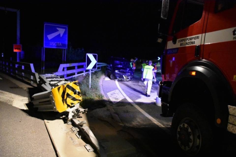 Incidente all'uscita di Rivera