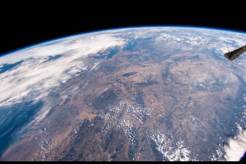 L'Europa prosciugata vista dallo spazio