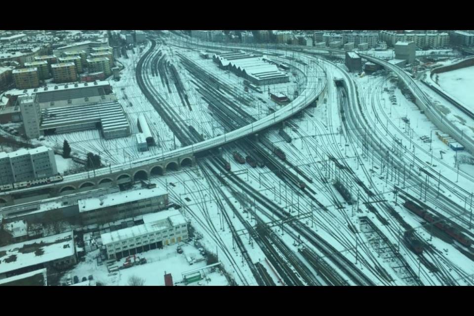 Caos neve a Berna e Zurigo