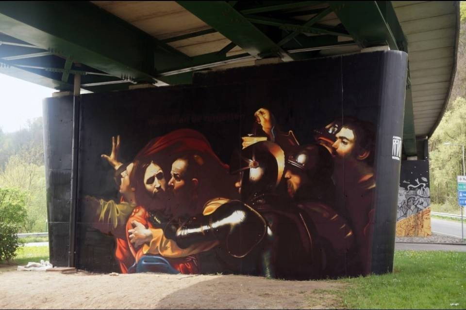 Quel Caravaggio sotto il viadotto