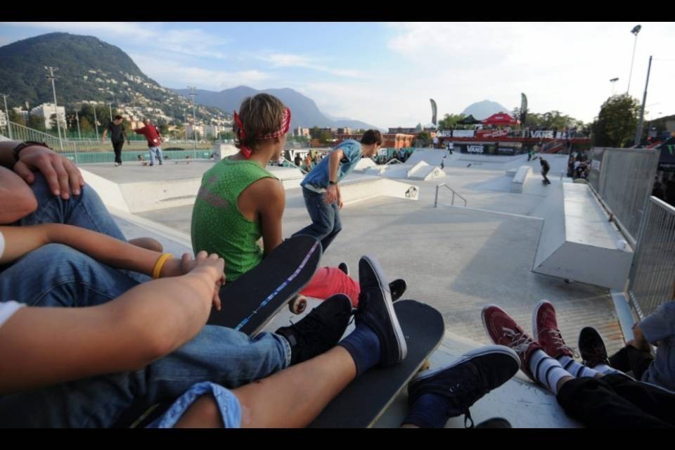 Esasperazione allo skate park di Lugano