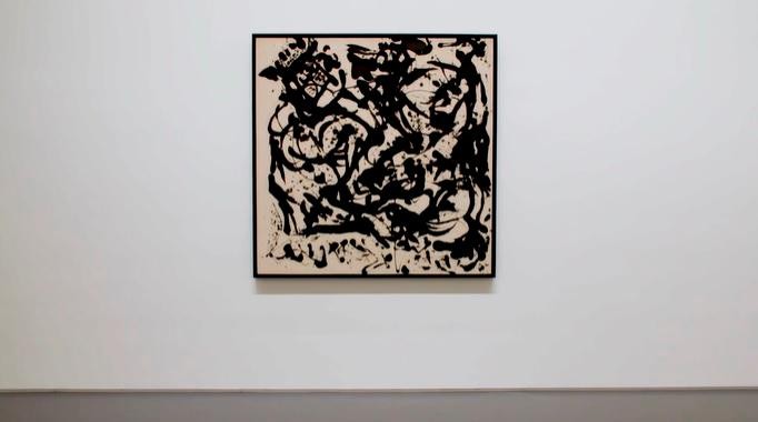 ‘Number 17, 1951’, di Pollock. Immagine Sotheby’s