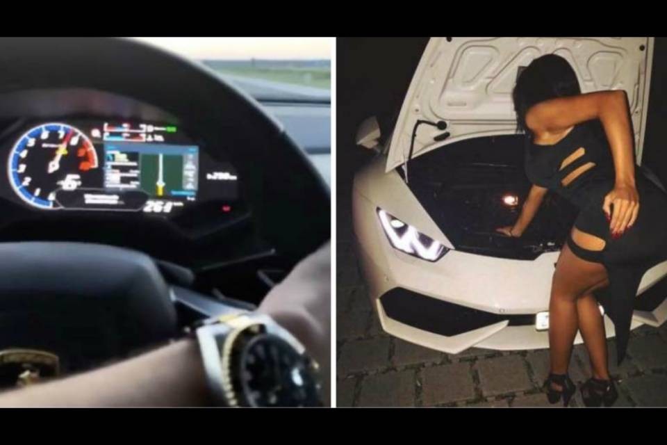 'Rich Kid' con la Lambo a 310 km/h in cantonale