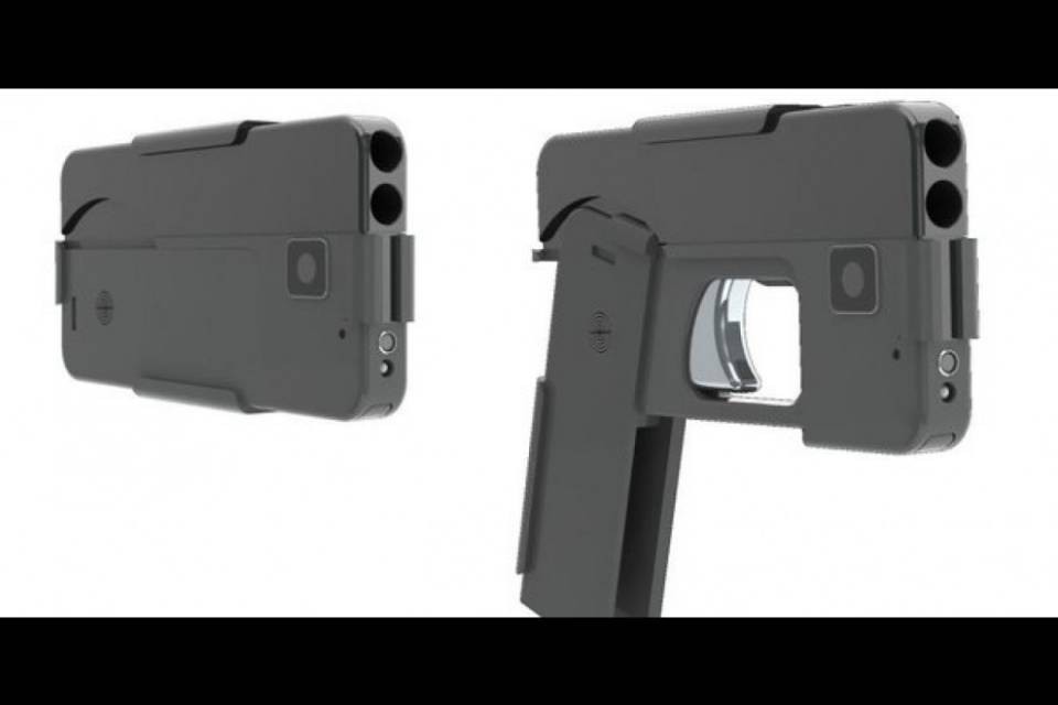 Presto la pistola a forma di smartphone