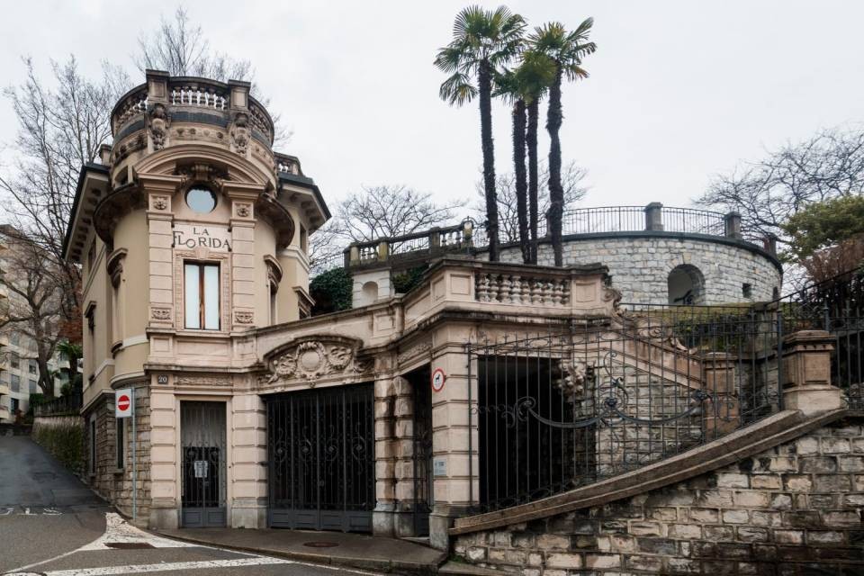 L’entrata del parco Villa Florida (Foto Chiara Zocchetti)