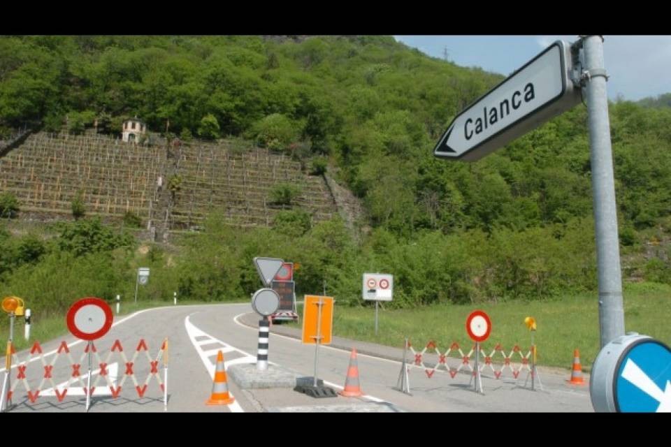 Un'altra frana in Val Calanca