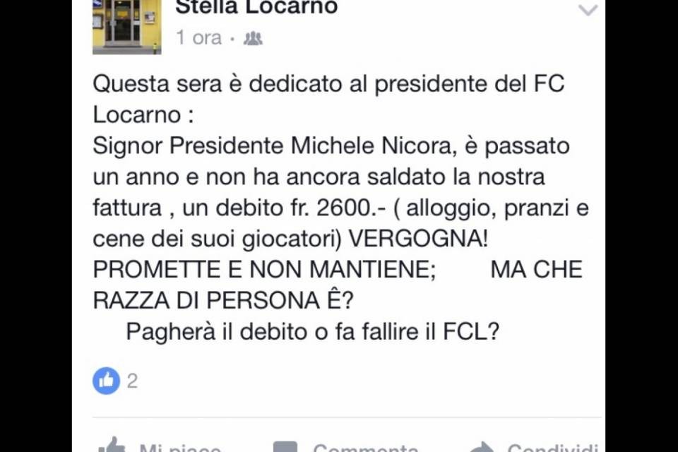 'Signor presidente Nicora, dove sono i miei soldi?'