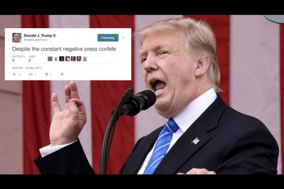 Uno svizzero vuole brevettare "covfefe"