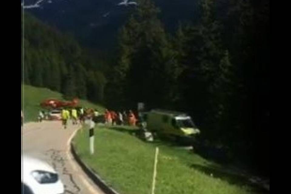 Scontro tra un'auto ed una moto sul Lucomagno: due feriti