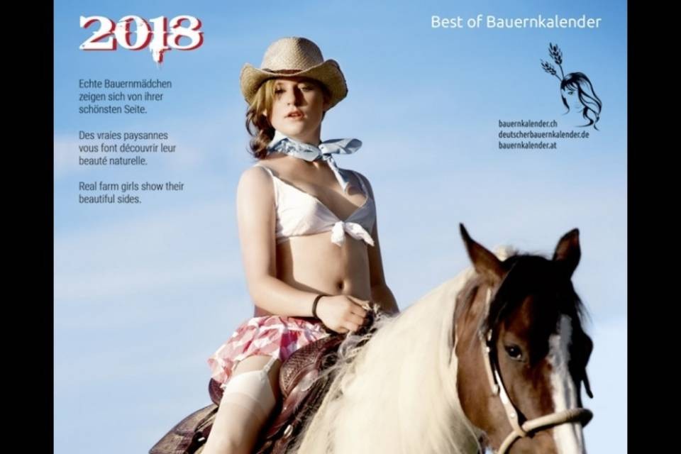 Il calendario 2018 delle "Swiss Cowgirls"