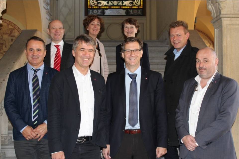 Il Municipio di Berna in visita a Bellinzona