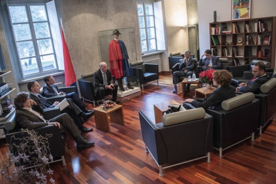 L'Ambasciatrice svizzera a Roma ricevuta a Bellinzona
