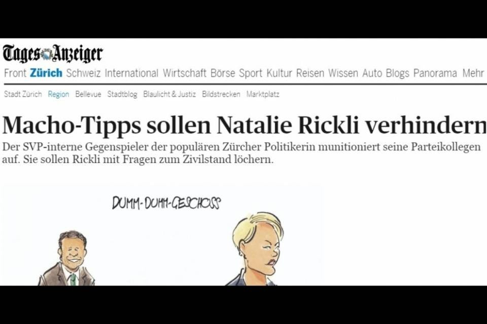 'Macho'? Meglio Natalie Rickli