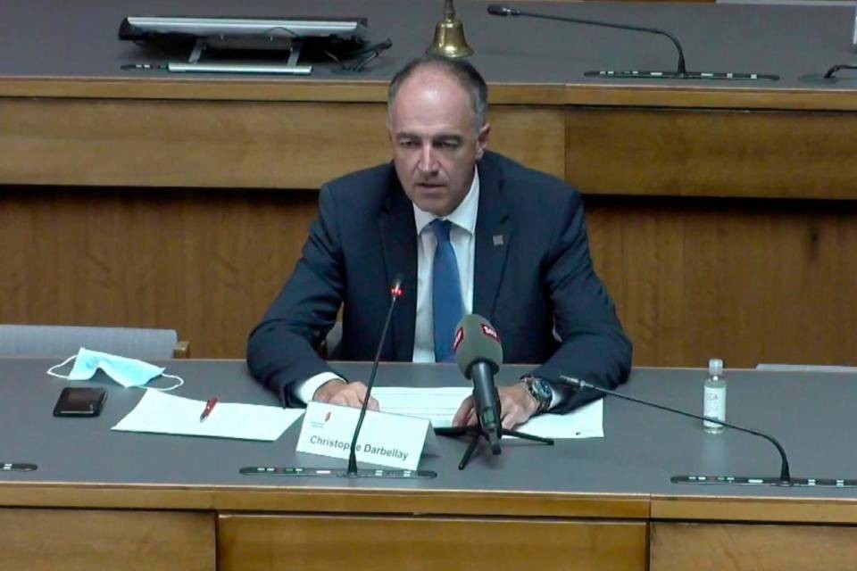 Il presidente del Consiglio di Stato vallesano Christoph Darbellay