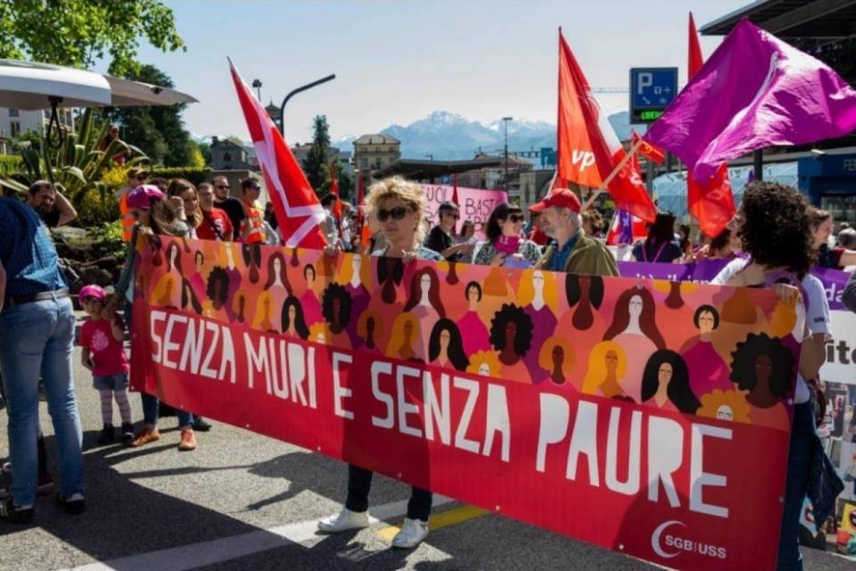 Locarno, la carica dei tremila per celebrare il Primo maggio