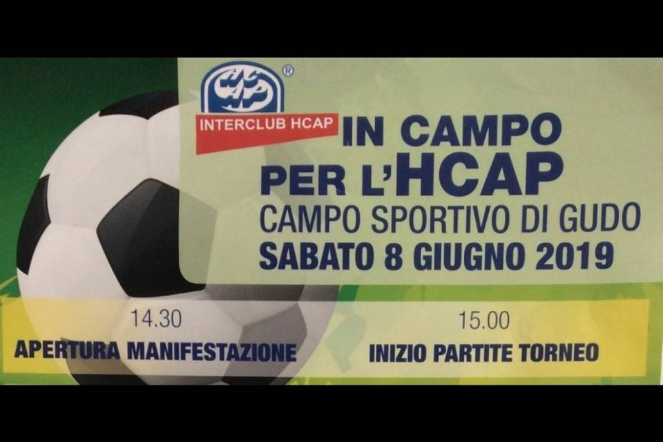 "In campo per l'HCAP", torneo calcistico da sballo