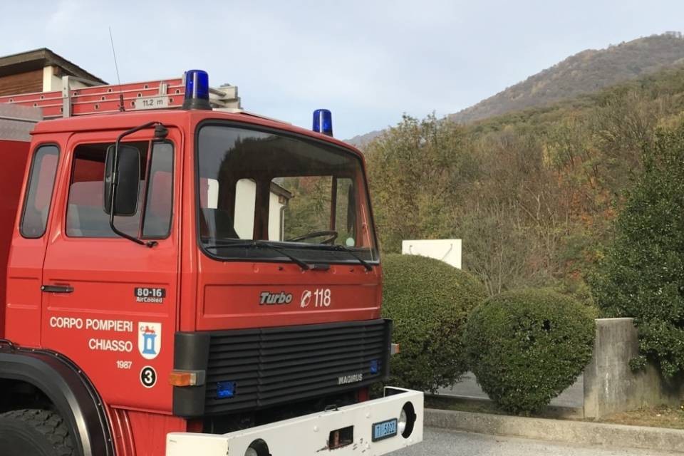 Incendio sul Monte Bisbino