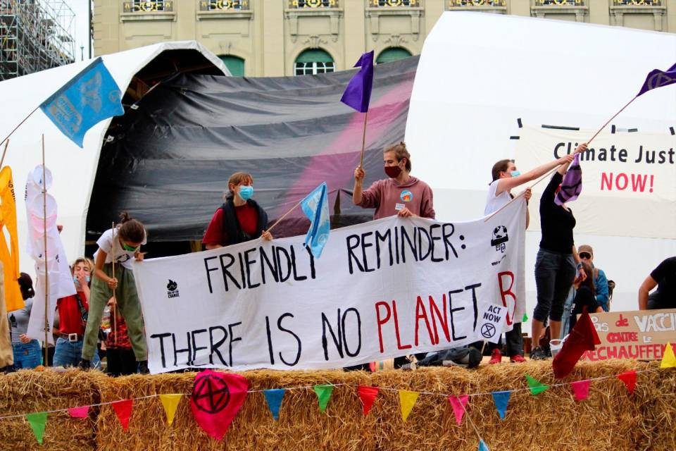 Foto Klimastreik Switzerland