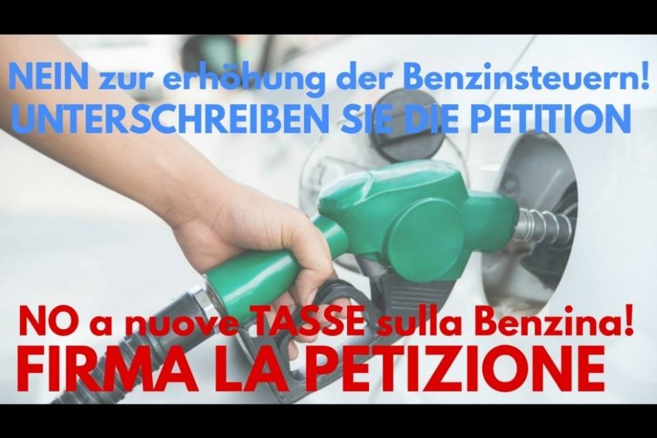 "NO a nuove tasse sulla benzina!"