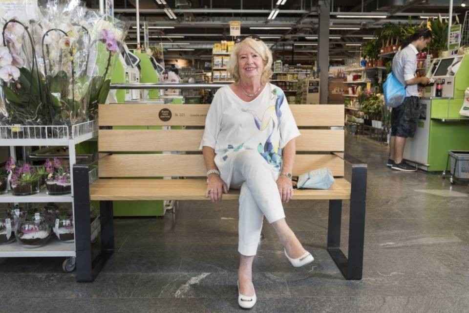Panchine a chilometro zero da Coop
