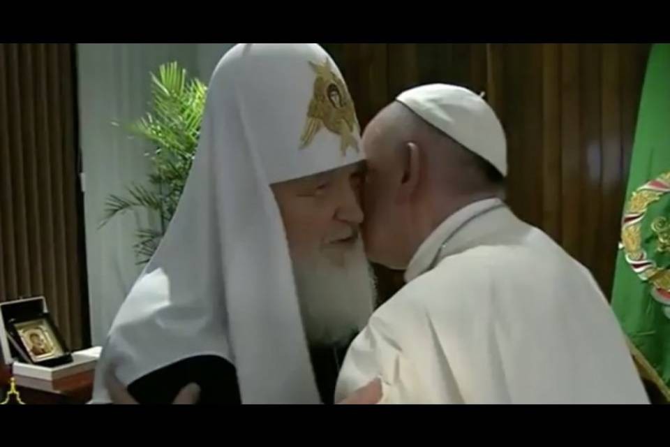 Papa Francesco e Kirill: finalmente fratelli!