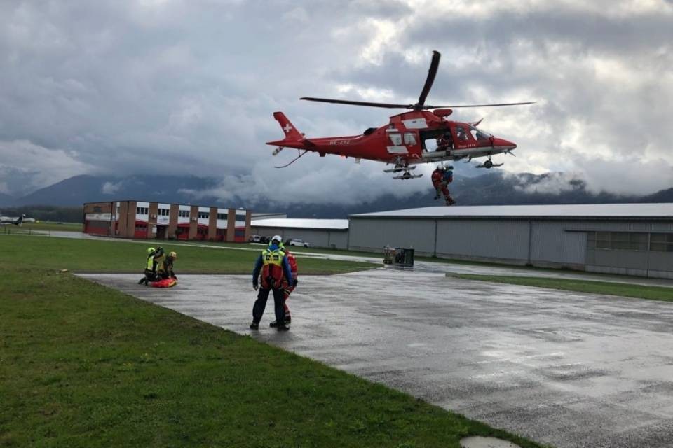Formazione congiunta per gli specialisti del Soccorso Alpino e della REGA