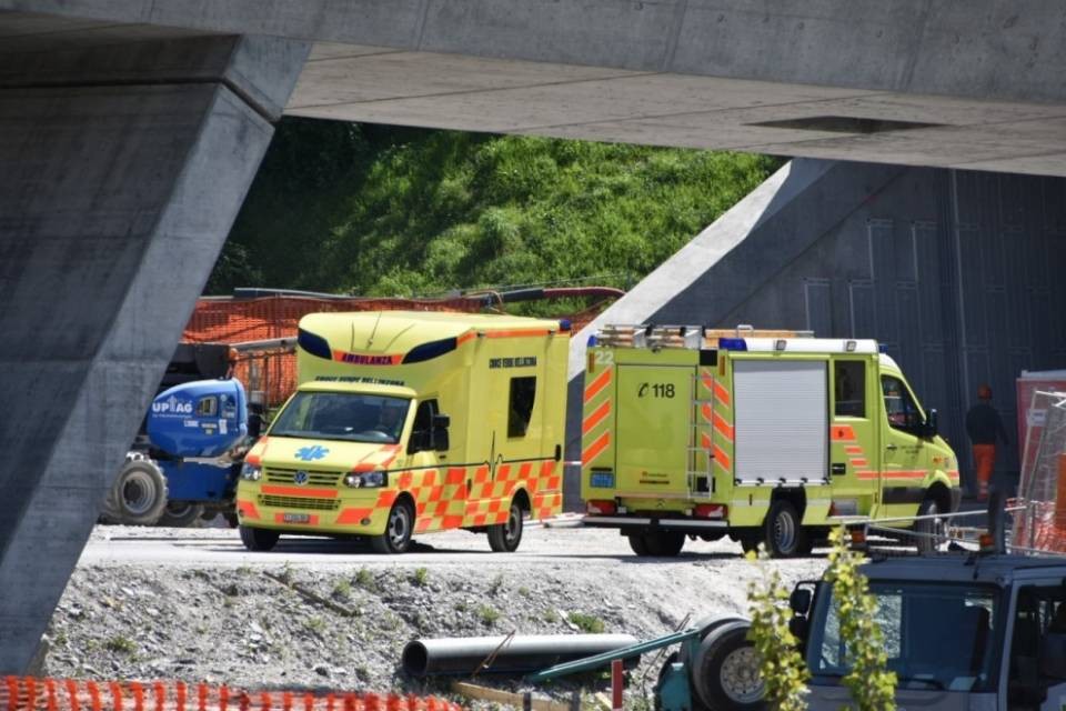 Infortunio nel cantiere AlpTransit