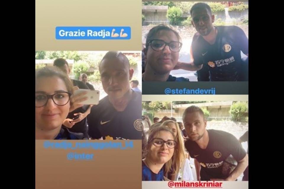 Ritiro dell'Inter blindato? Non per lei!