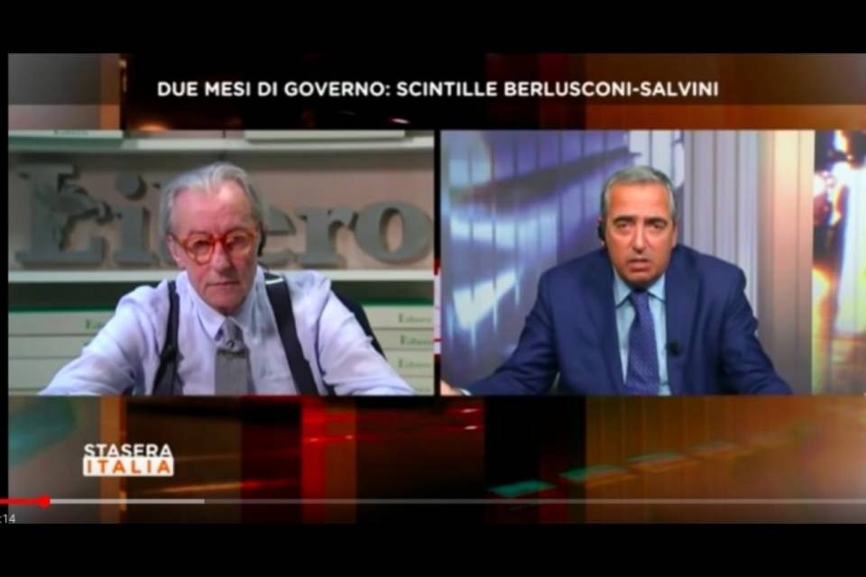 Rai, scontro Feltri - Gasparri sul no a Foa: "Amore, se..."