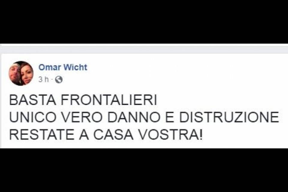 Wicht spara a zero sui frontalieri: "Restate a casa vostra"