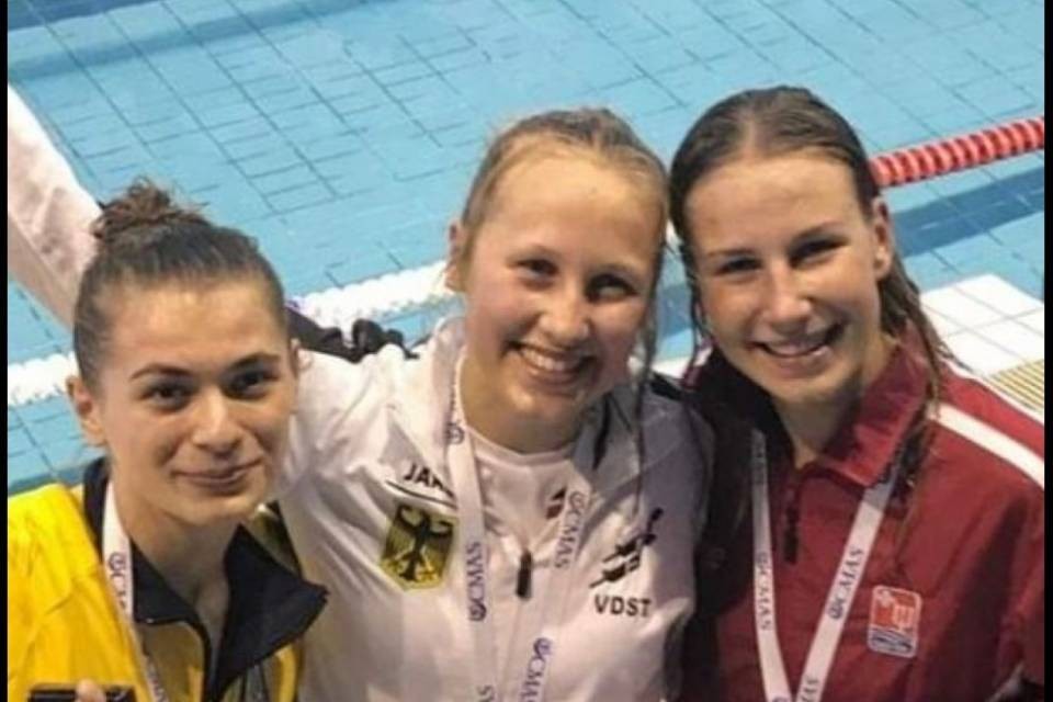 Europei di nuoto pinnato, podio per Nina Angermayr