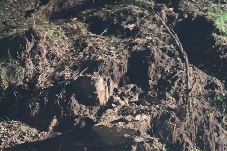 Smottamenti sulla strada dei frontalieri