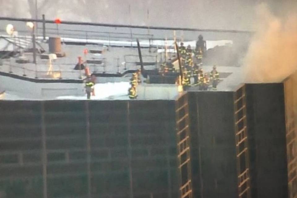 Fuoco nella Trump Tower