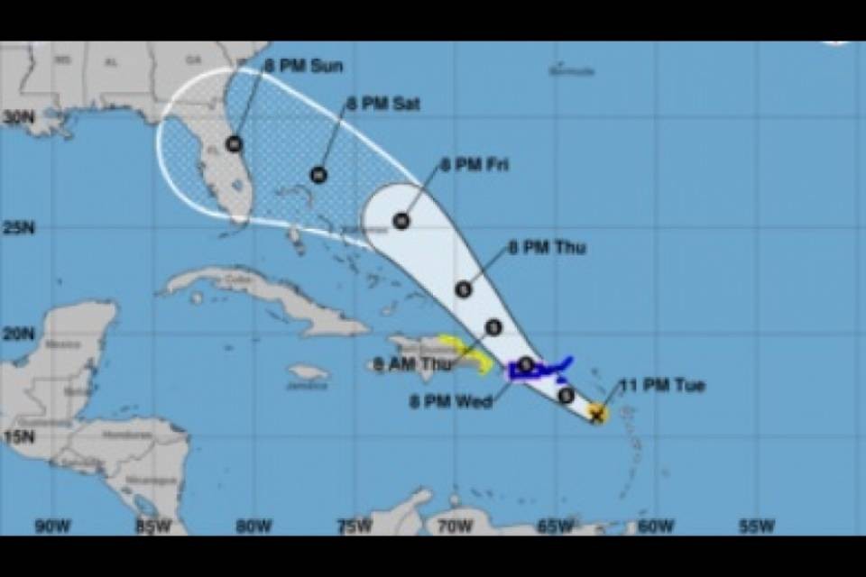 Allerta a Puerto Rico, si avvicina la tempesta Dorian