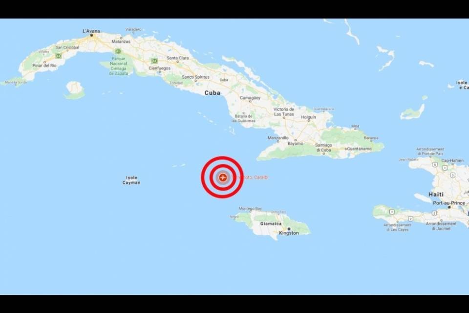 Fortissimo terremoto tra Cuba e Giamaica: rischio Tsunami rientrato