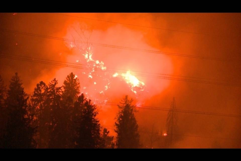 Fiamme anche a Mesocco