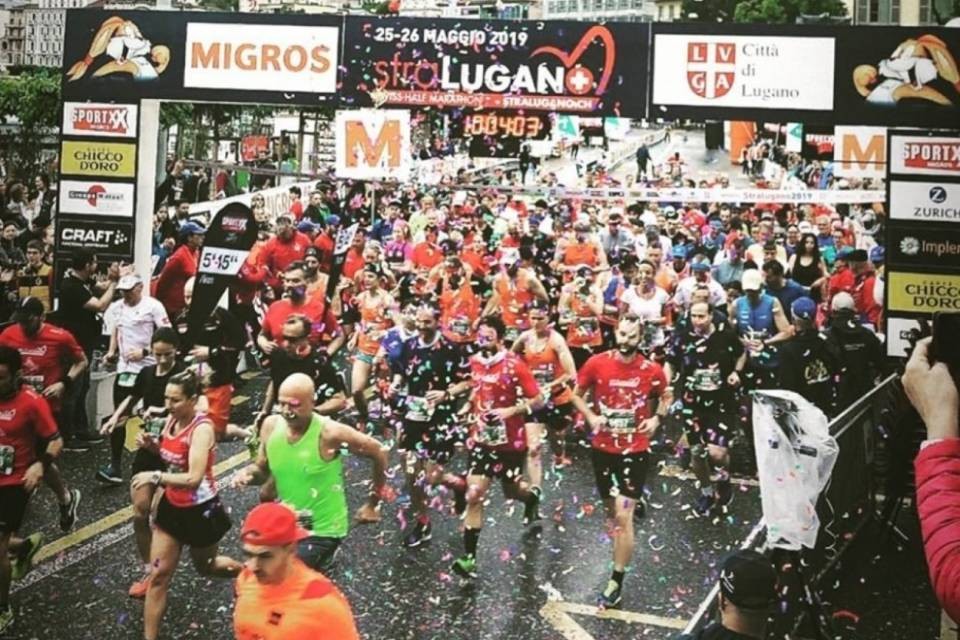 StraLugano, la carica dei 5'000 anche sul bagnato