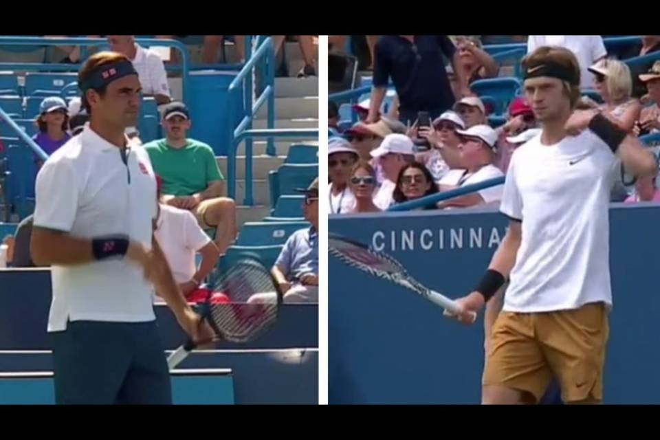 Rublev ci prende gusto ed elimina anche Federer