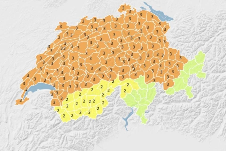 Attesi venti tempestosi a Nord delle Alpi